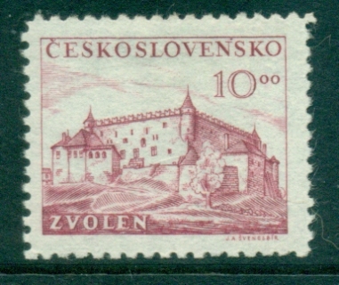 Czechoslovakia-1949-Zvolen-Castle-MUH-lot38130