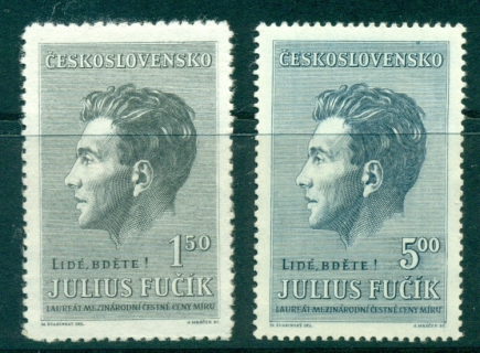 Czechoslovakia-1950-Julius-Fucik-MUH-lot38150