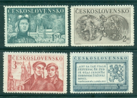 Czechoslovakia-1950-Peoples-Democratic-Republic-MUH-lot38137