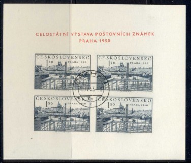 Czechoslovakia-1950-Prague-Views-MS-CTO