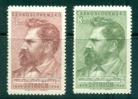 Czechoslovakia-1950-Zdenek-Fibich-MUH-lot38139