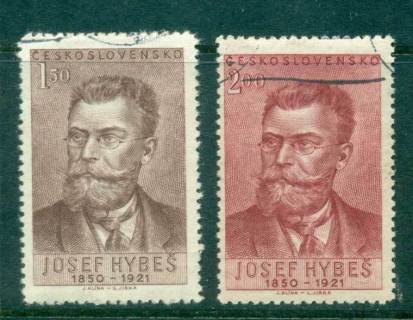 Czechoslovakia-1951-Joseph-Hybes-FU-lot41174