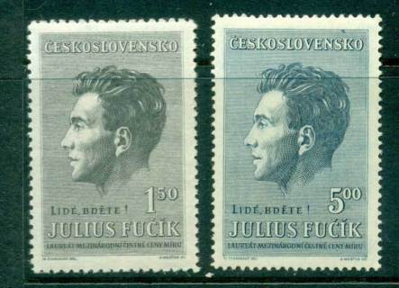 Czechoslovakia-1951-Julius-Fucik-MLH-lot41164