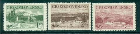 Czechoslovakia-1951-Mountain-Recreation-Centres-MUH-lot38155