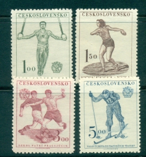 Czechoslovakia-1951-Sokol-Foundation-MUH-lot38158