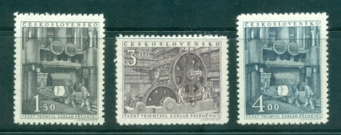 Czechoslovakia-1951-Steel-Industry-MUH-lot38151