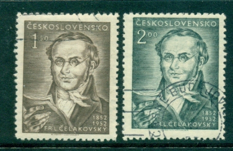 Czechoslovakia-1952-Frantisek-Celavovski-CTO-lot41197