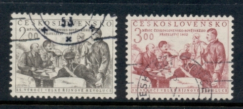 Czechoslovakia-1952-Lenin-Stalin-FU