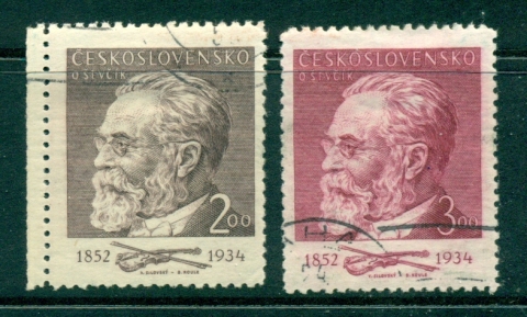 Czechoslovakia-1952-Otakar-Sevcik-CTO-lot41184