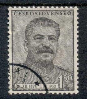 Czechoslovakia-1953-Stalin-FU