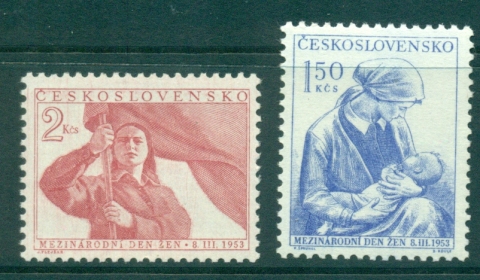 Czechoslovakia-1953-Womens-Day-MUH-lot38200