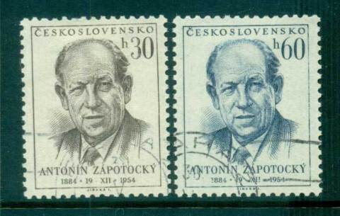 Czechoslovakia-1954-Antonin-Zapotocky-FU-lot70018