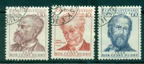 Czechoslovakia-1954-Czech-Music-Year-CTO-lot38232