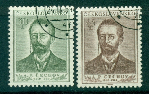 Czechoslovakia-1954-Death-of-Anton-Chekhov-CTO-lot38235