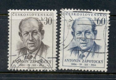 Czechoslovakia-1954-Pres-Antonin-Zapotoky-FU