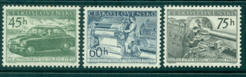 Czechoslovakia-1955-Industry-MUH-lot38244