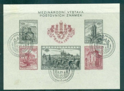 Czechoslovakia-1955-International-Philatelic-Exhibition