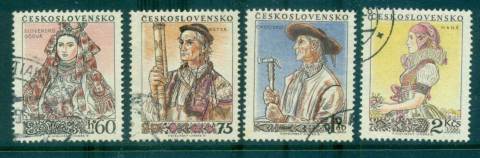 Czechoslovakia-1955-Regional-Costumes-FU-lot70028