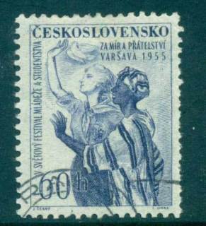 Czechoslovakia-1955-festival-of-Youth-FU-lot70027