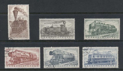 Czechoslovakia-1956-Locomotives