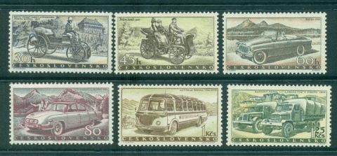 Czechoslovakia-1958-Automobile-Industry-MUH-lot38313