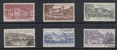 Czechoslovakia-1958-Recreation-Spas-FU