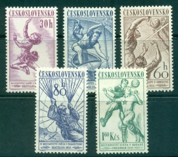 Czechoslovakia-1958-Sports-Championships-MUH-lot38295