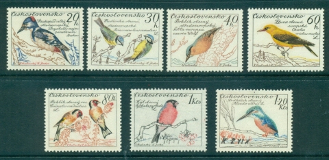 Czechoslovakia-1959-Birds-MUH-lot38334