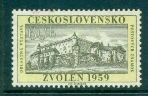 Czechoslovakia-1959-Stamp-Exhibition-Zvolen-MUH-lot38330