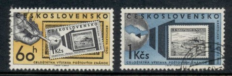 Czechoslovakia-1960-Bratislava-Stamp-Ex-FU