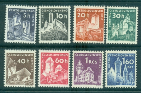 Czechoslovakia-1960-Castle-Defins-8-MUH-lot38340