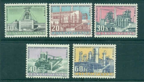 Czechoslovakia-1960-Five-Year-Plan-MUH-lot38347