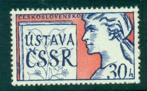 Czechoslovakia-1960-New-Constitution-MUH-lot38350