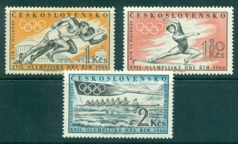 Czechoslovakia-1960-Olympic-Games-Rome-MUH-lot38345