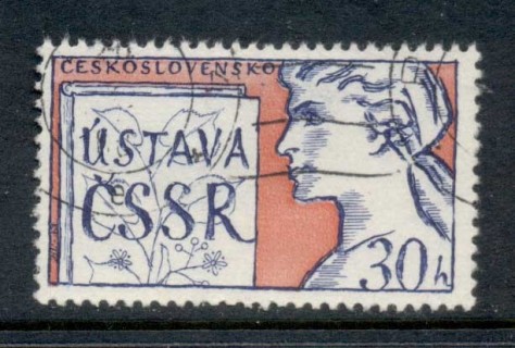 Czechoslovakia-1960-Socialist-Constitution-FU