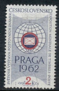 Czechoslovakia-1961-Praga-Stamp-Ex-FU