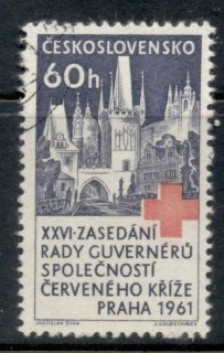 Czechoslovakia-1961-Red-Cross-FU