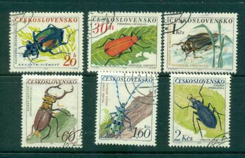 Czechoslovakia-1962-Insects-CTO-lot41353