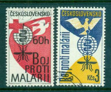 Czechoslovakia-1962-Malaria-Eradication-FU-lot70122