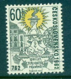 Czechoslovakia-1962-Medicinal-Springs-Teplice-FU-lot70121