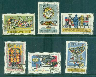 Czechoslovakia-1962-PRAGA-Stamp-Exhibition-FU-lot70125