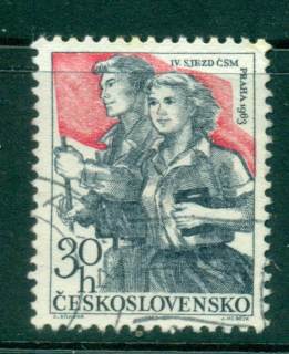 Czechoslovakia-1963-Czech-Youth-CTO-lot41357