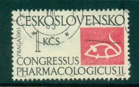 Czechoslovakia-1963-Pharmacological-Congress-CTO-lot41366