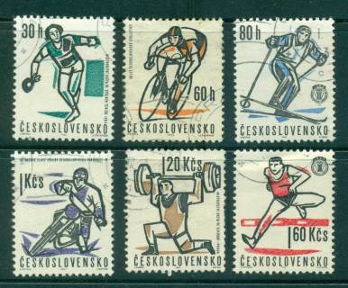 Czechoslovakia-1963-Sports-CTO-lot41354