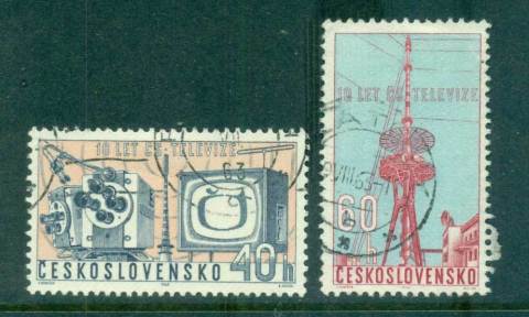 Czechoslovakia-1963-Television-FU-lot70134