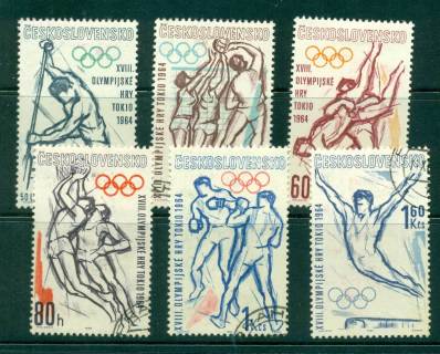 Czechoslovakia-1963-Tokyo-Olympics-CTO-lot41368