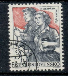 Czechoslovakia-1963-Youth-Congress-CTO