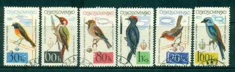 Czechoslovakia-1964-Birds-CTO-lot59131