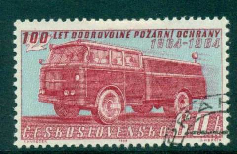 Czechoslovakia-1964-Fire-Brigades-CTO-lot59124