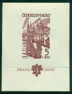 Czechoslovakia-1964-Millenium-of-Hradcany-MS-tone-spot